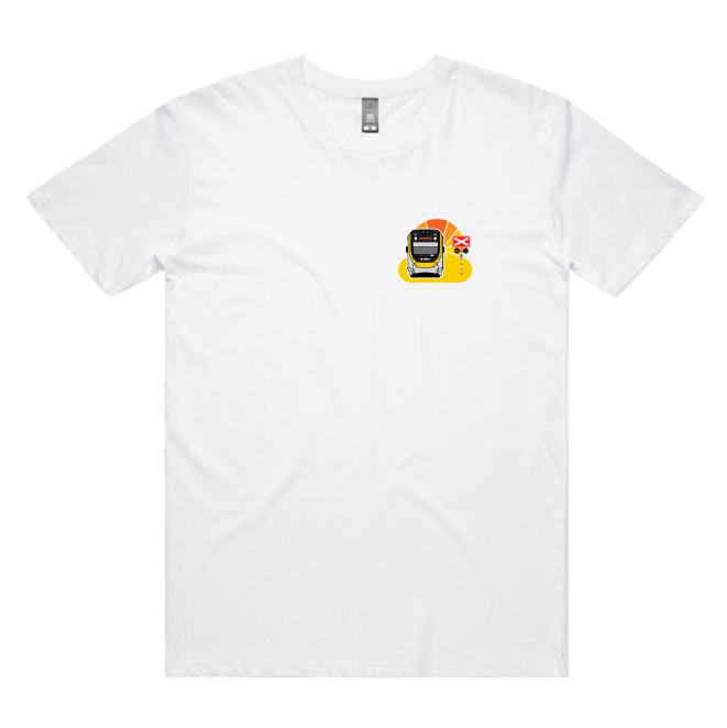 SEQ Train NGR Crossing Pocket Tee (unisex tee)