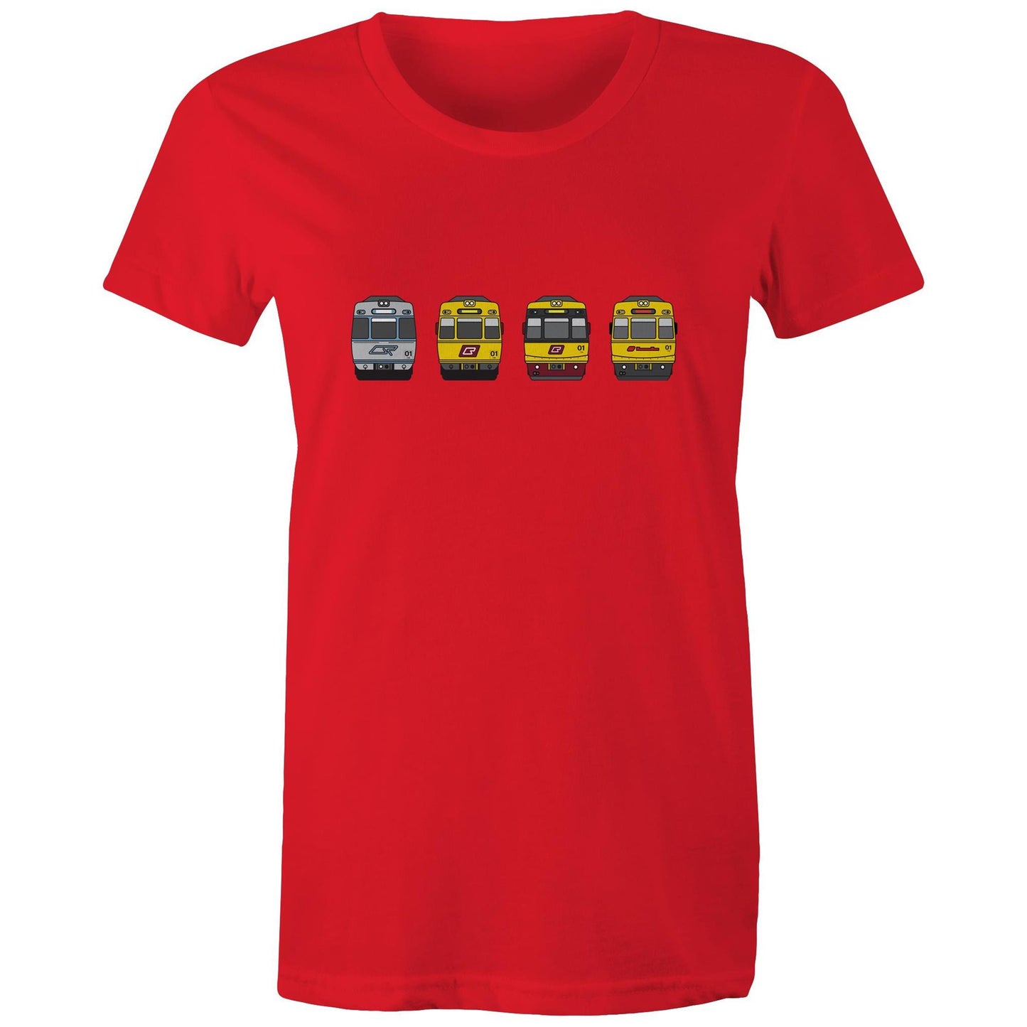 Women's Tee - SEQ - Brisbane rail 'EMU Evolution'