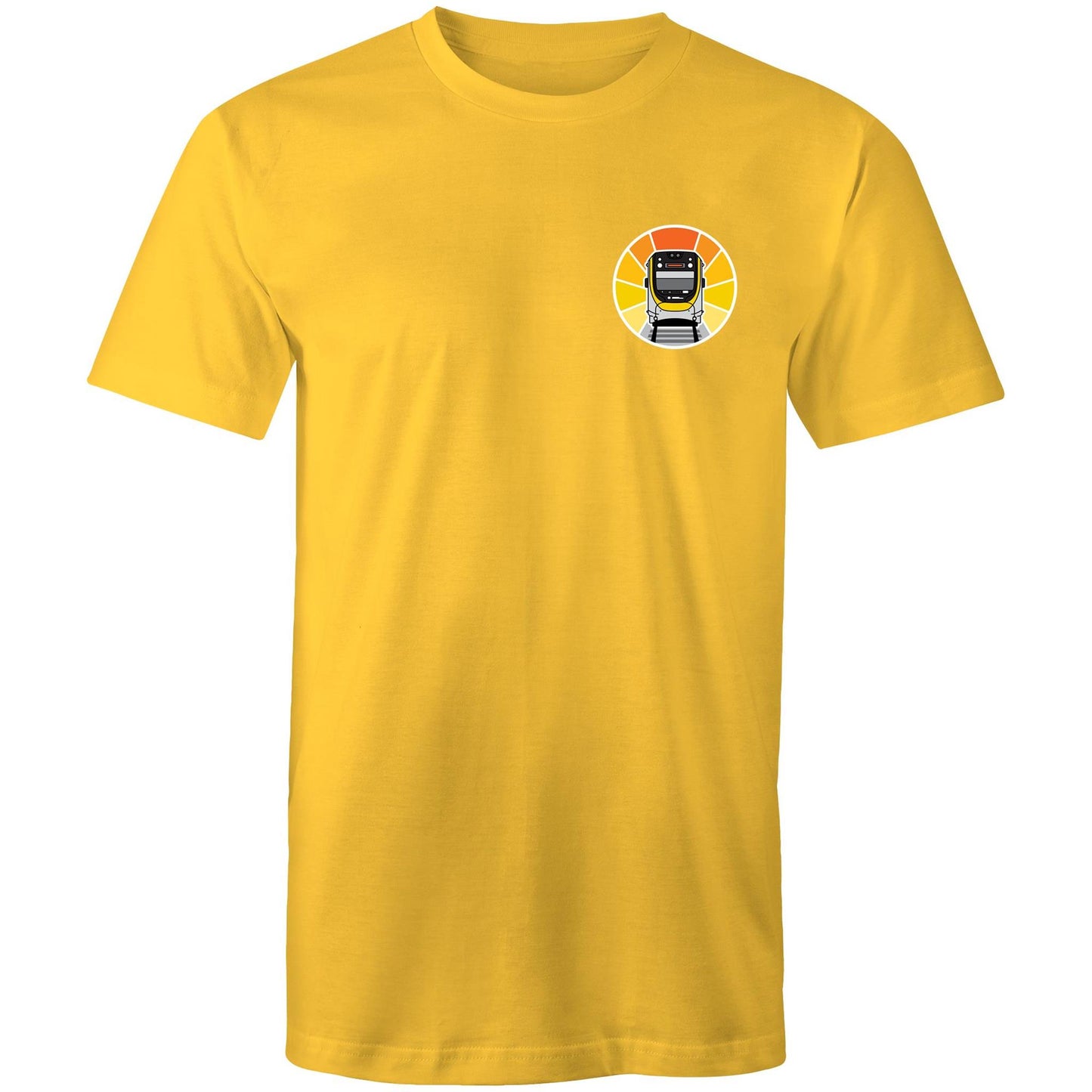 Brisbane next gen train 'sunset' pocket tee