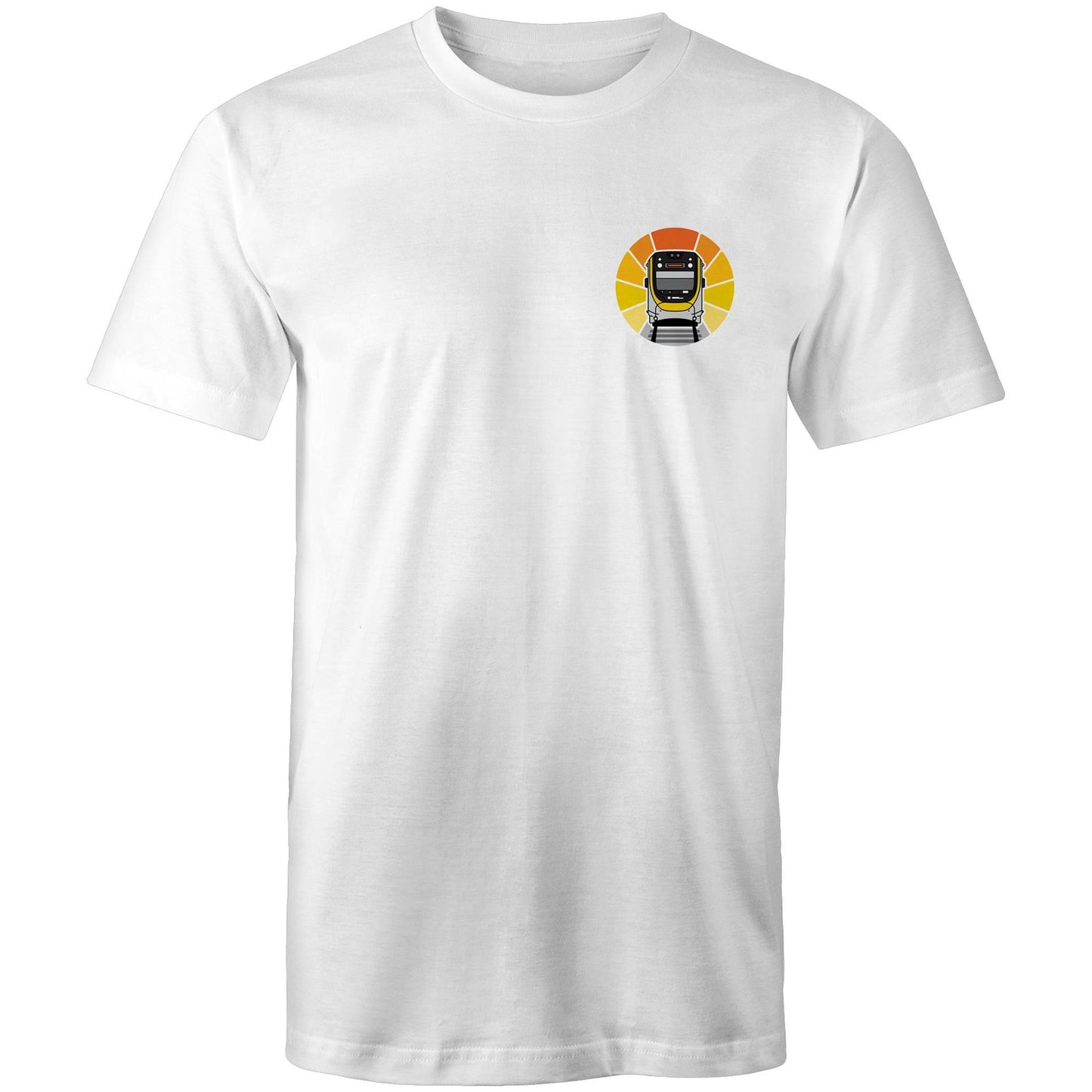 Brisbane next gen train 'sunset' pocket tee