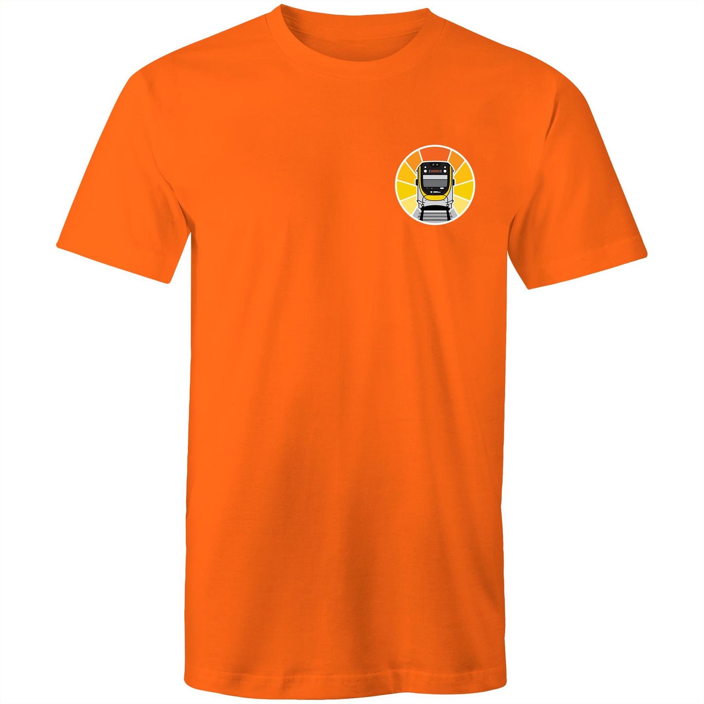 Brisbane next gen train 'sunset' pocket tee