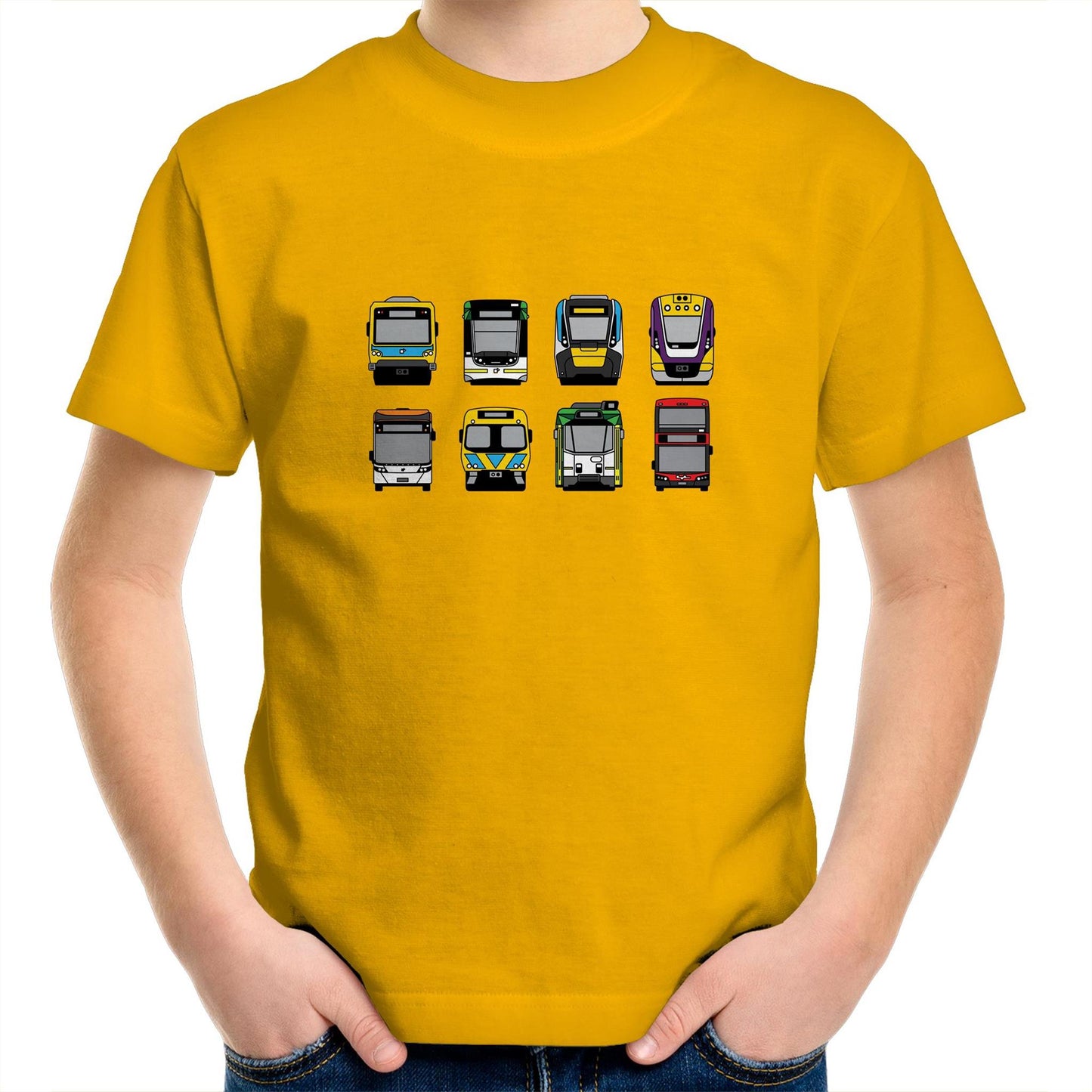 Kids Youth T-Shirt - Melbourne transit collection