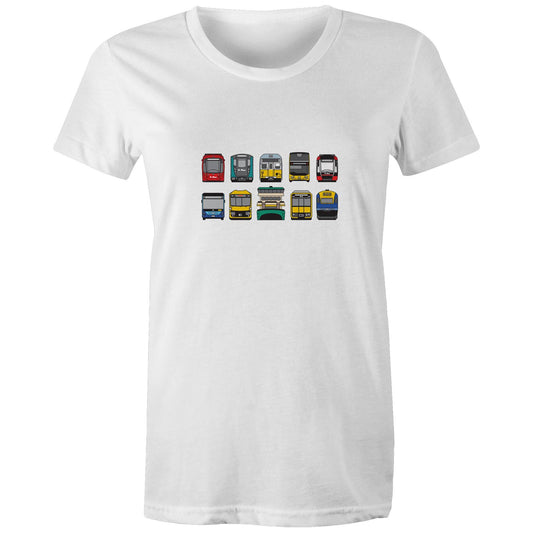 Women's Tee - Sydney Transit