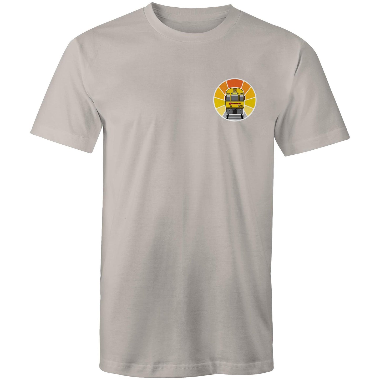 Brisbane intercity express train 'refurbished sunset' pocket tee (Gen 1)