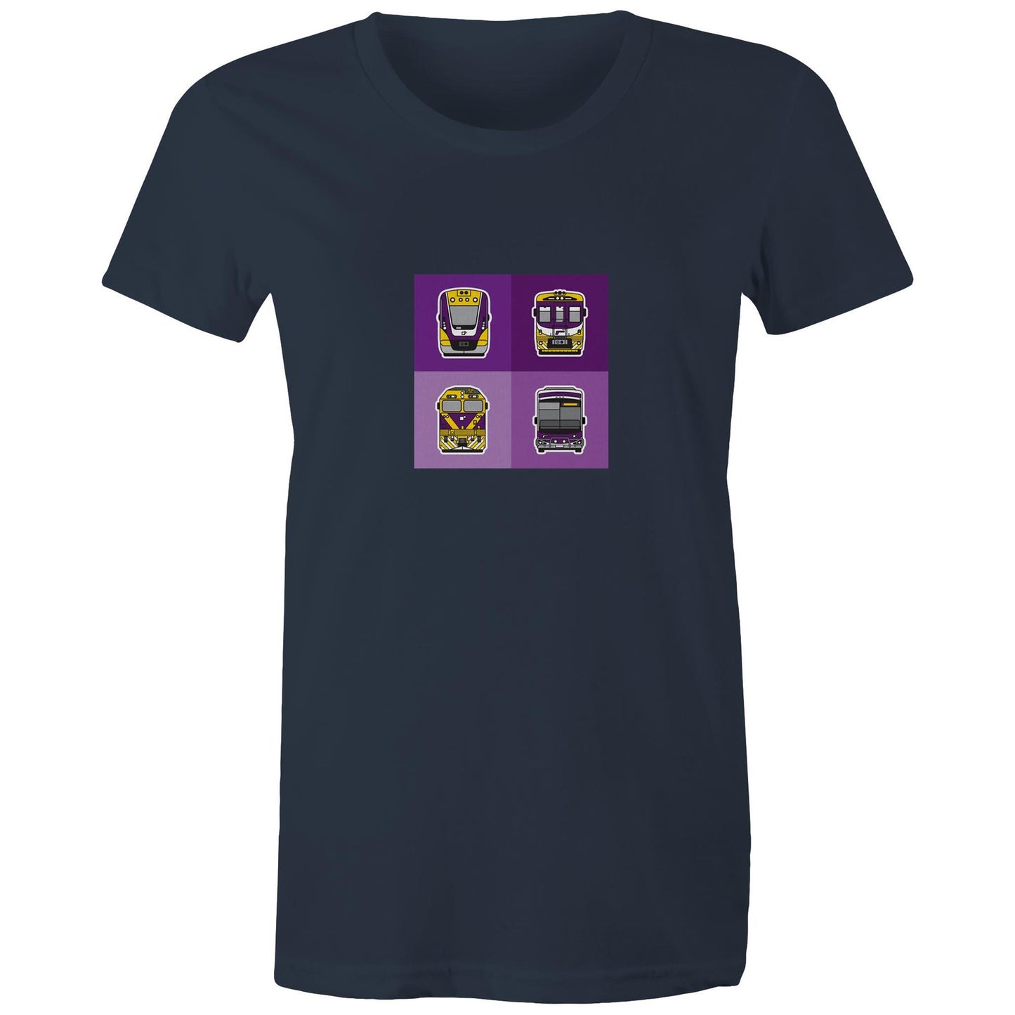 Women's Tee - Melbourne and regional Victorian transit fleet