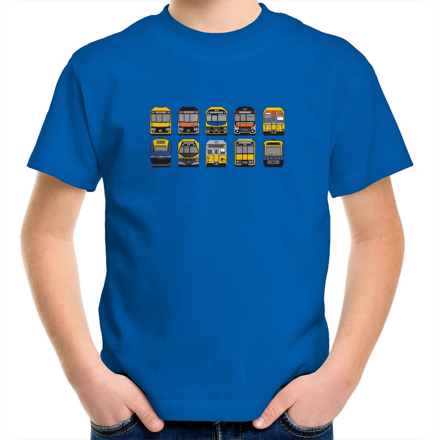 Kids Youth Tee - NSW Trains Lineup