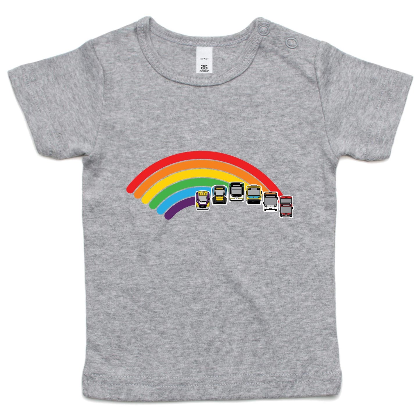 Infant Wee Tee - Melbourne 'Ride the Rainbow'