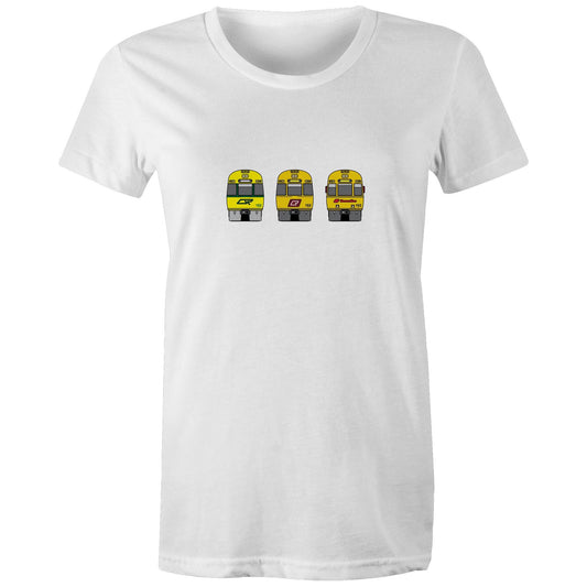 Women's tee - SEQ - Brisbane rail 'ICE Evolution'