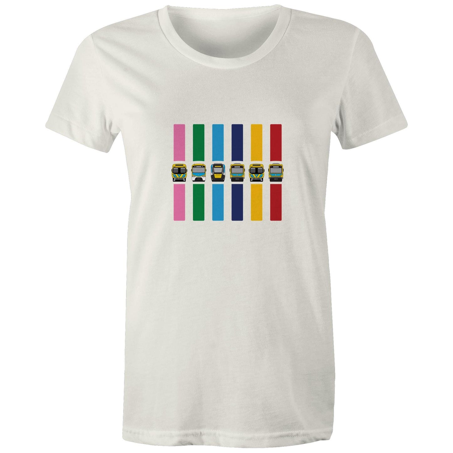 Women's Tee - Melbourne metropolitan train lines