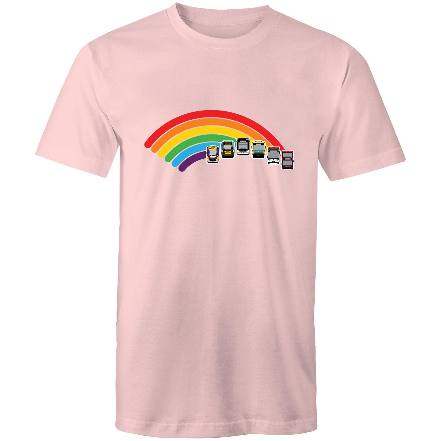 Adult Unisex Tee - Melbourne 'Ride the Rainbow'