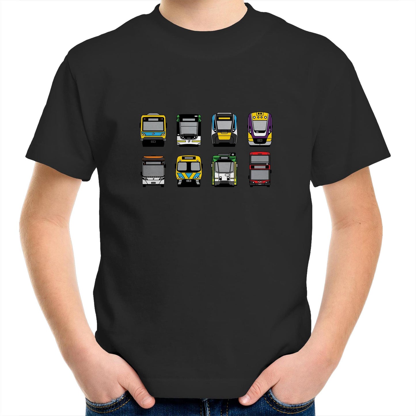 Kids Youth T-Shirt - Melbourne transit collection