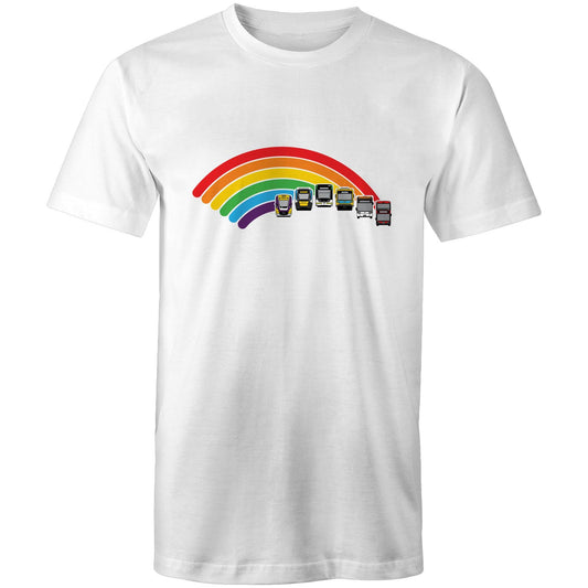 Adult Unisex Tee - Melbourne 'Ride the Rainbow'