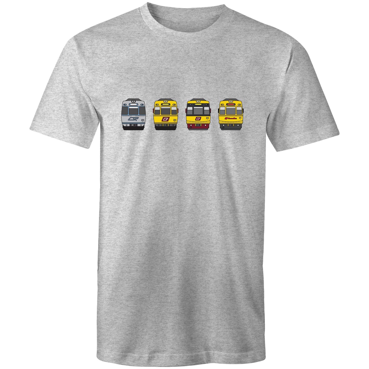 Adult Unisex Tee - SEQ - Brisbane rail 'EMU Evolution'