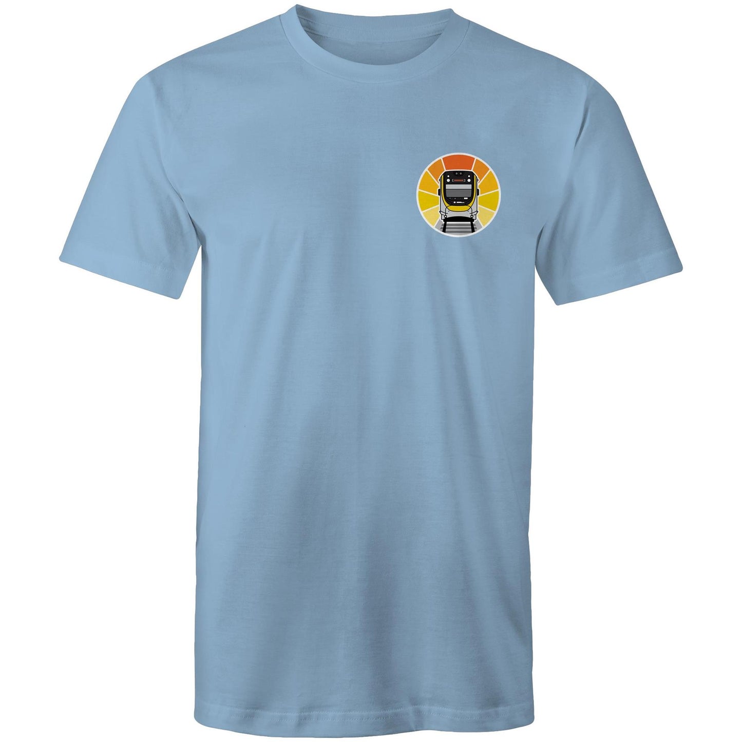 Brisbane next gen train 'sunset' pocket tee