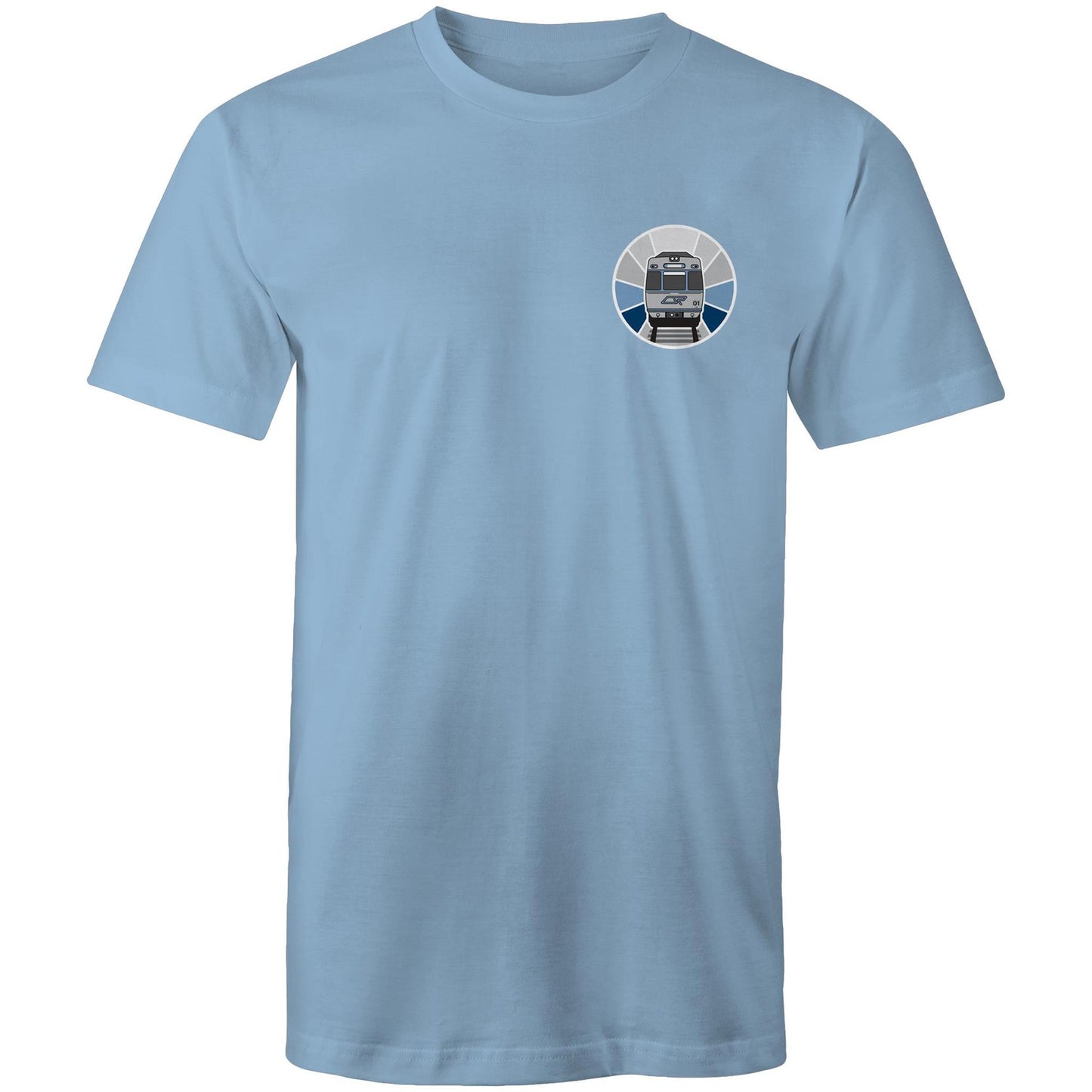 Brisbane electric train 'classic grey' pocket tee (Gen 1)