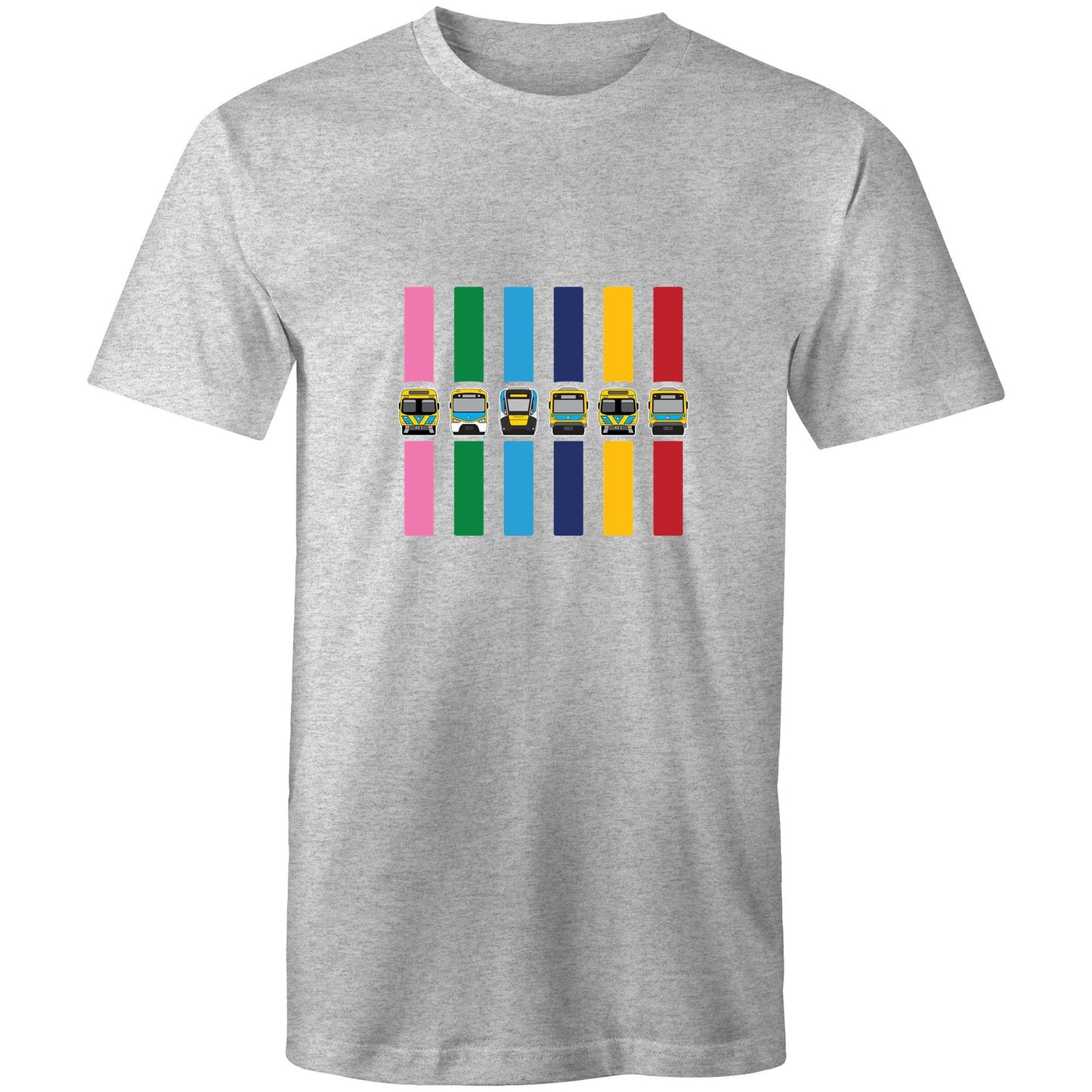 Adult Unisex Tee - Melbourne metropolitan train lines