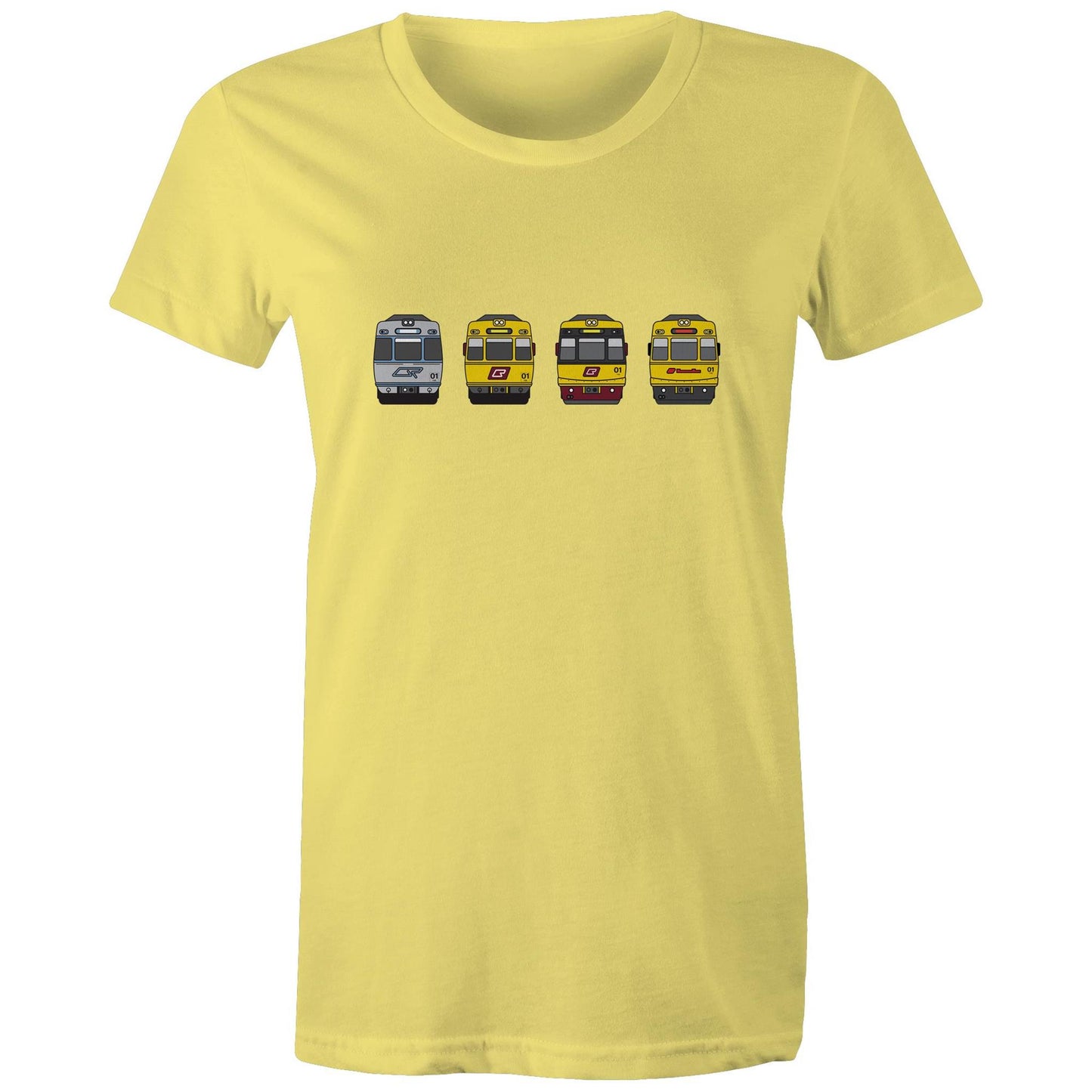 Women's Tee - SEQ - Brisbane rail 'EMU Evolution'