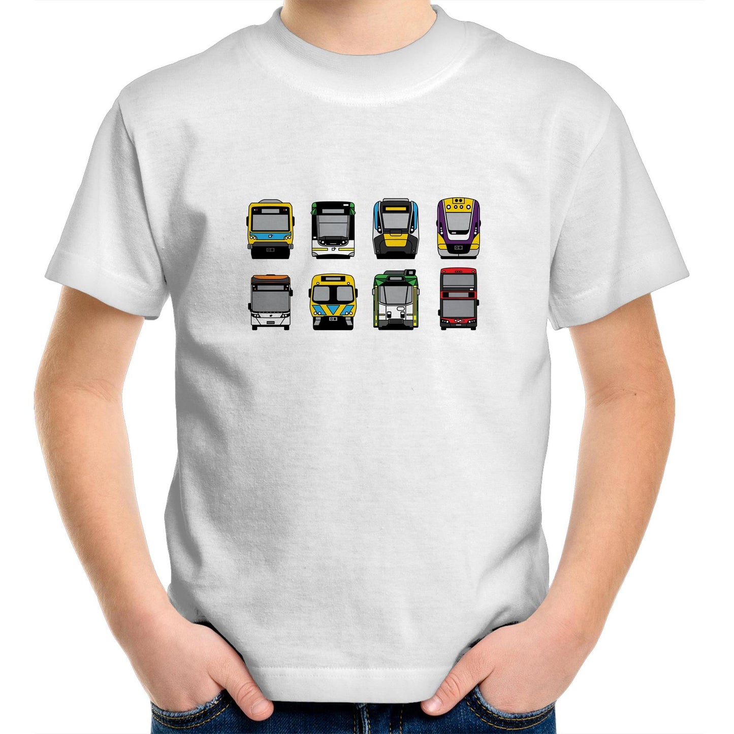 Kids Youth T-Shirt - Melbourne transit collection